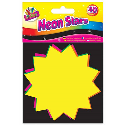Fluorescent Flashes - 40 Pack 10cm x 10cm