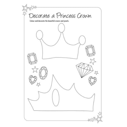 A4 My Pretty Princess Ballerina Activity Book - 22 Pages Enchanting Princess Themed Activities Engaging Puzzles