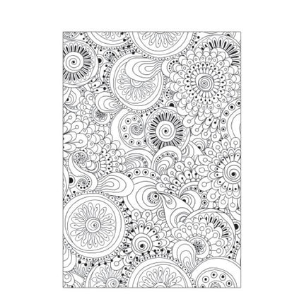 A4 Zen Doodle/Mindfulness Colouring Book - Assorted