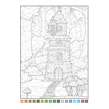 A4 Animals Nature Advanced Colour by Numbers Book - Assorted