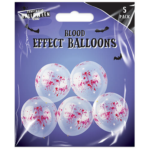 Halloween Blood Effect Balloons - 5 Pack