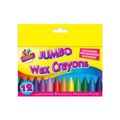 Jumbo Wax Crayons - 12 Pack