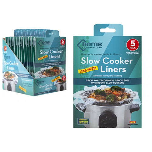 No Mess Slow Cooker Liners - 5 Pack