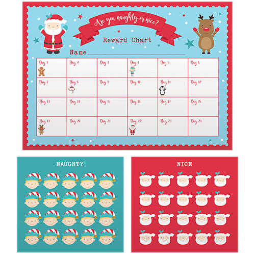 A3 Santa Reward Chart