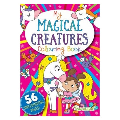 A4 Magical Creatures Colouring Book - 28 Pages