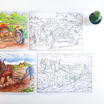 A4 Poster Arts Colouring In Book - Assorted