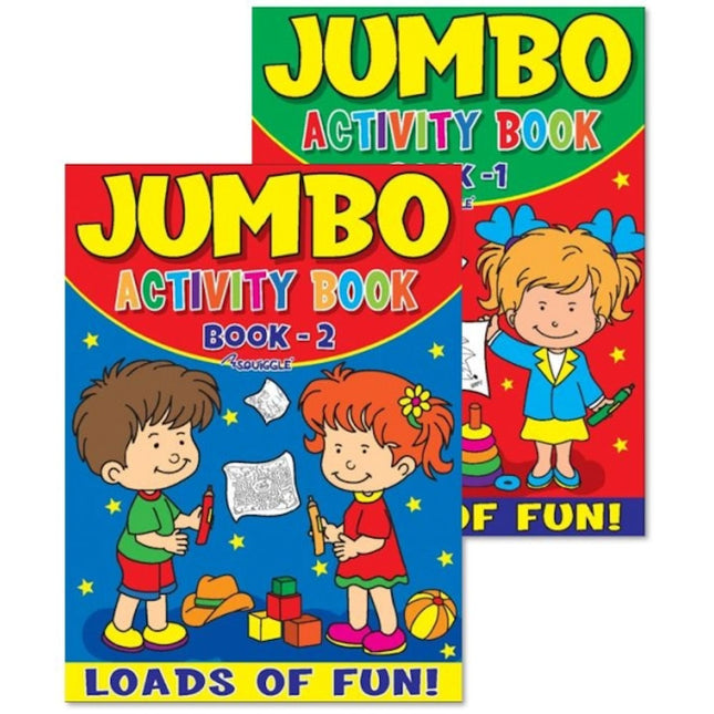 A4 Jumbo Activity Book - Assorted