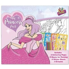 Colouring Book With Colouring Pencils - Girls