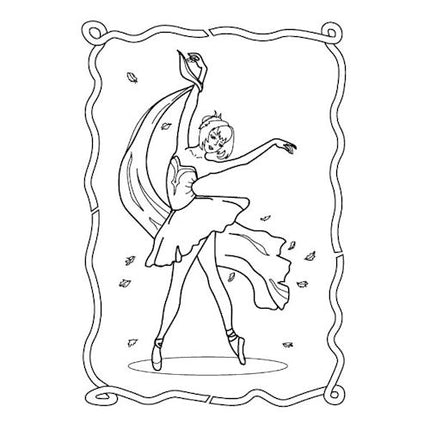 A4 My Pretty Princess & Ballerina Colouring Book