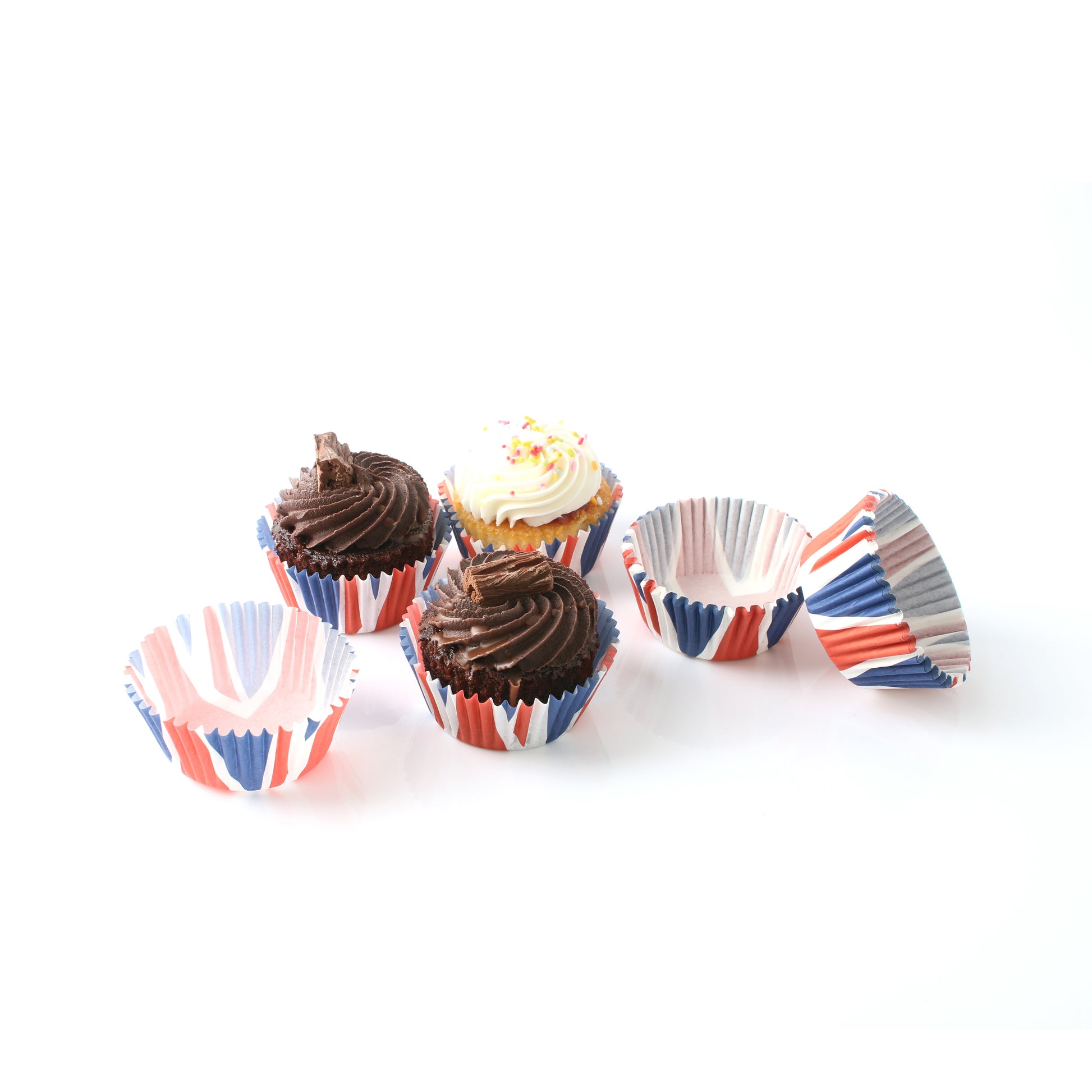 Union Jack Cupcake Cases - Pack Of 100