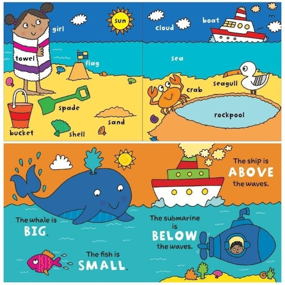 Early Learners Board Book - Assorted Sturdy Design Engaging Illustrations Educational Content Early Learning Essentials