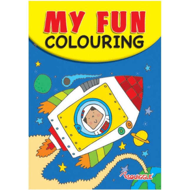 A5 Space Colouring Book - Space Themed Colouring Pages Creative Fun
