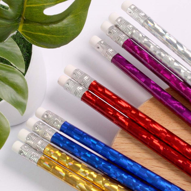 Holographic HB Pencils - 10 Pack