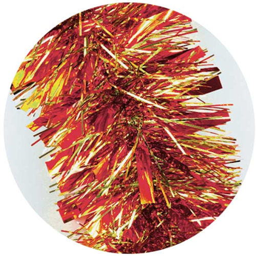 Chunky Tinsel - Red/Gold