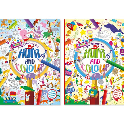 A4 Find & Seek Colouring Book - Assorted