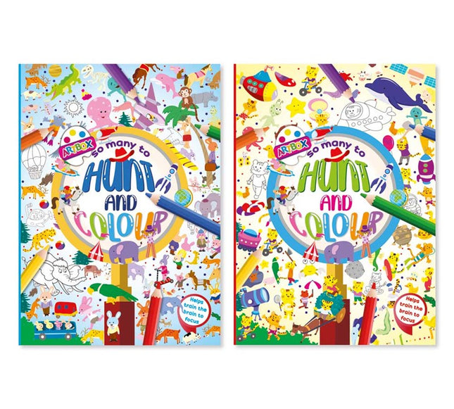 A4 Find & Seek Colouring Book - Assorted