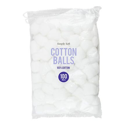 Cotton Wool Balls - 100 Pack