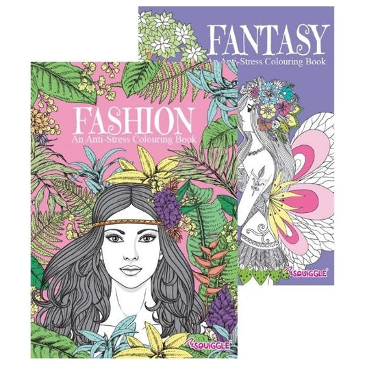 Fashion / Fantasy Colouring Book - Assorted