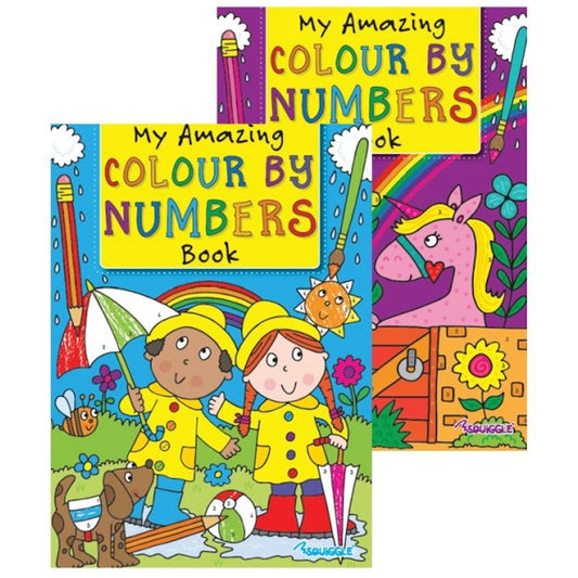 A4 Colour By Numbers Book - Assorted