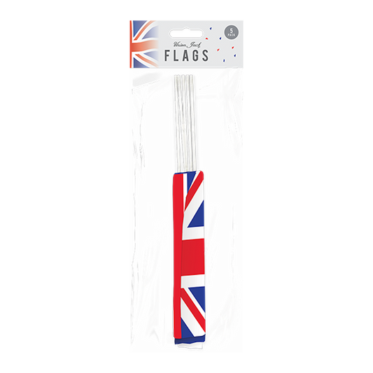 Union Jack Flags - 5 Pack