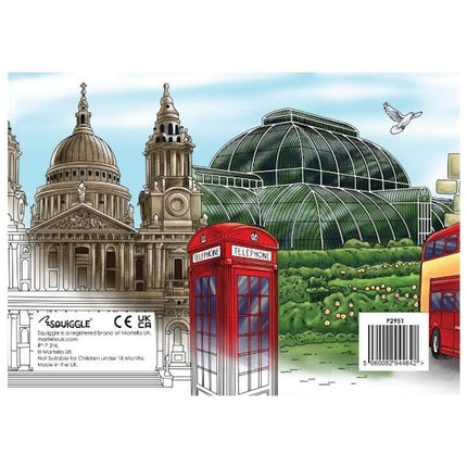 A4 Famous Places Advanced Colouring Book