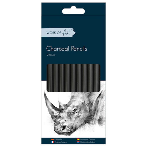 Charcoal Pencils - 12 Pack