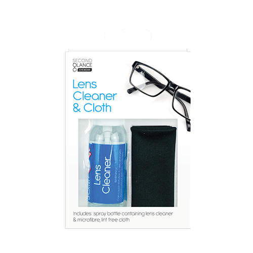 Glasses Lens Cleaner & Cloth Set