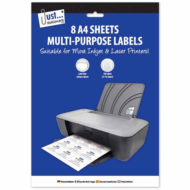Multi-Purpose Labels - 8 Pack