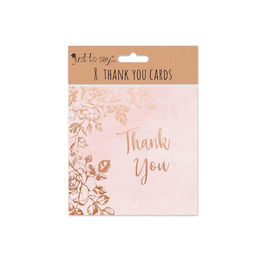 Thank You Wedding Cards - 8 Pack