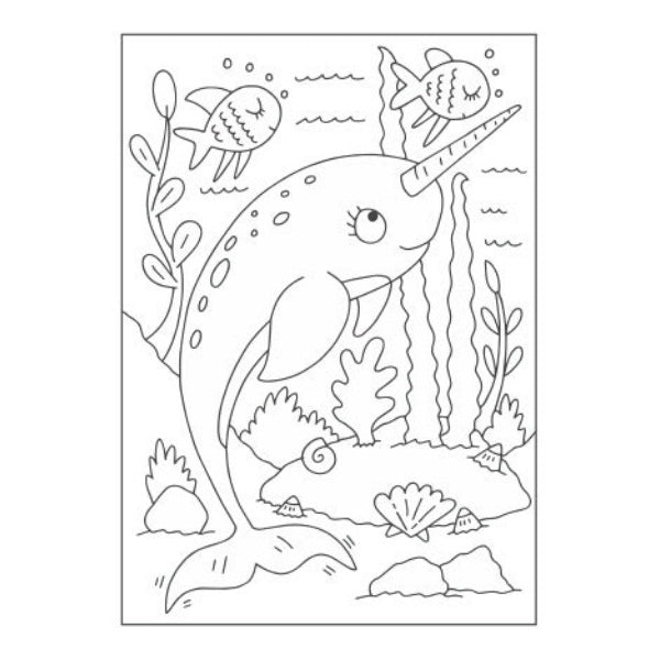 A4 Magical Creatures Colouring Book - Enchanting Mythical Beings High Quality Fantasy