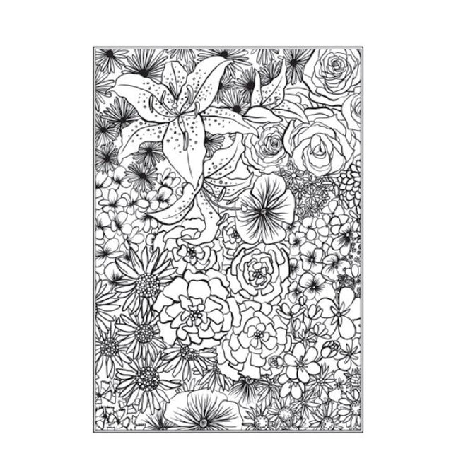 A4 Patterns/Floral Designs Colouring Book