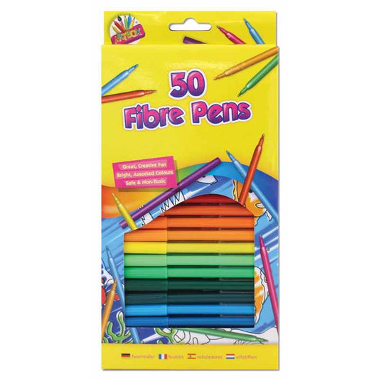 Colouring Pens - 50 Pack