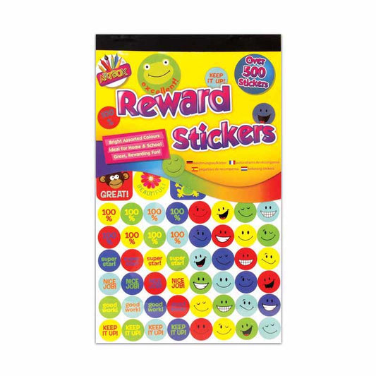 Reward Stickers - 500 Stickers Classroom Teacher Motivation Kids School Incentive