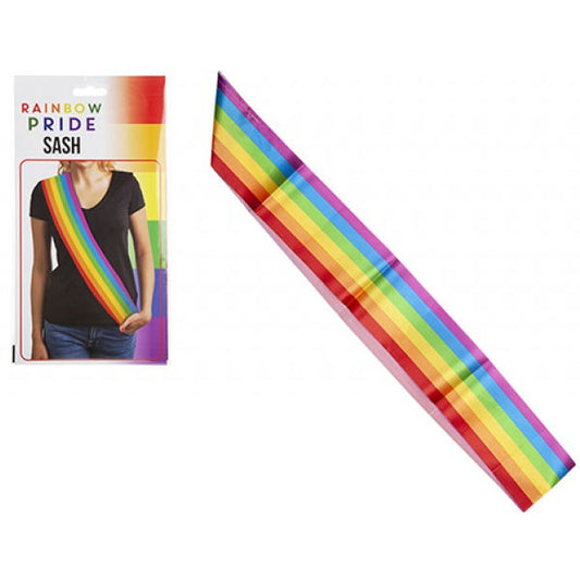 Rainbow Pride Sash 180cm X 10cm