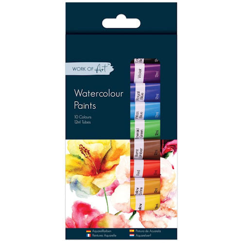 Water Colour Paints - 10 Pack