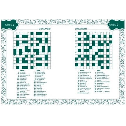 Pocket-Sized Floral Crossword - Assorted