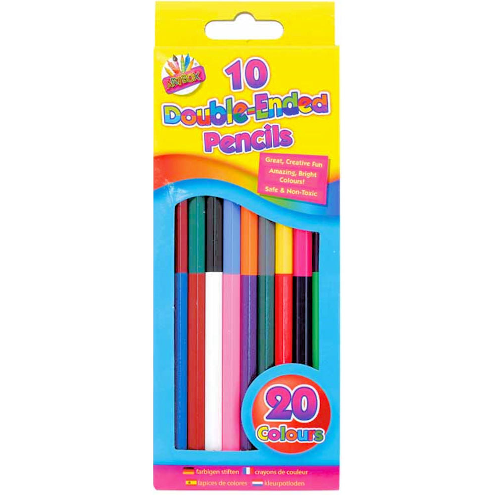 Double Ended Colouring Pencils - 10 Pack