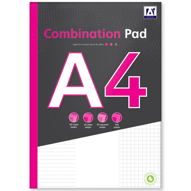 A4 Combination Pad - 100 Pages