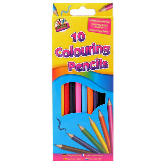 Full Size Colour Pencils - 10 Pack