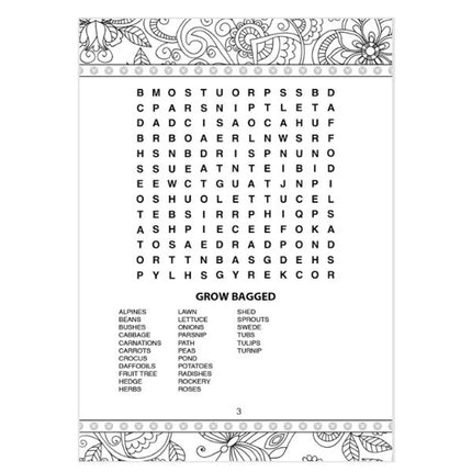 A4 Colouring Word Search Book - Assorted