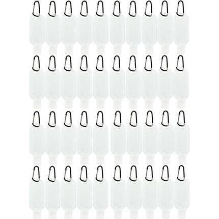 Travel Containers Black Hooks - 40 Pack