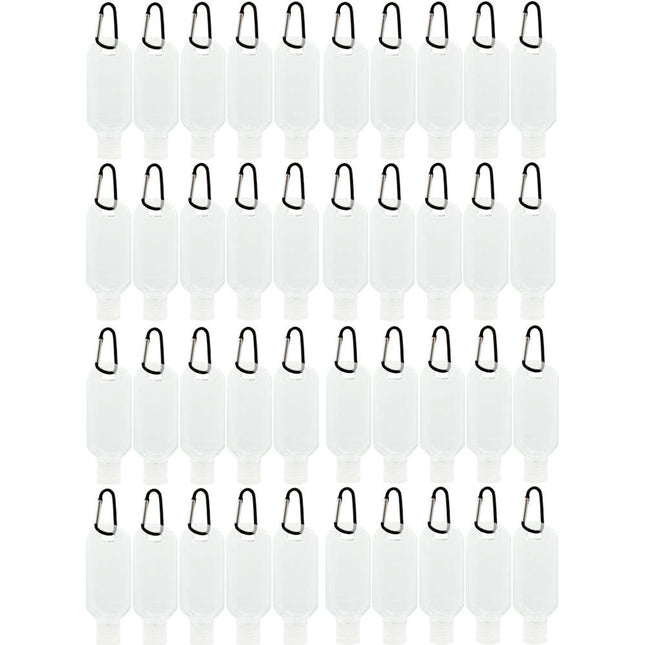Travel Containers Black Hooks - 40 Pack