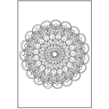 A4 Tranquil Advanced Colouring Book