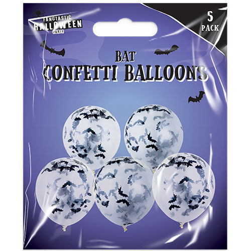 Bat Confetti Balloons