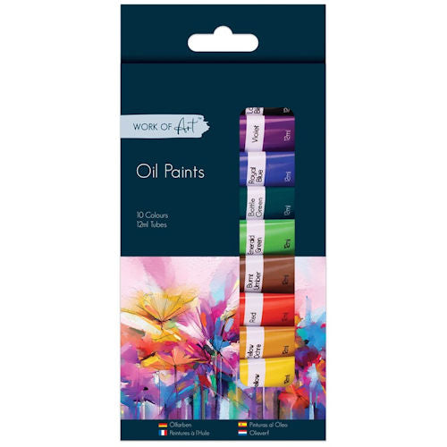 Oil Paints - 10 Pack