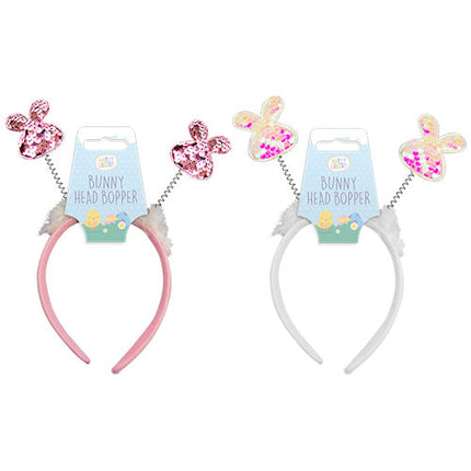 Easter Sequin Bunny Head Boppers - Single Assorted