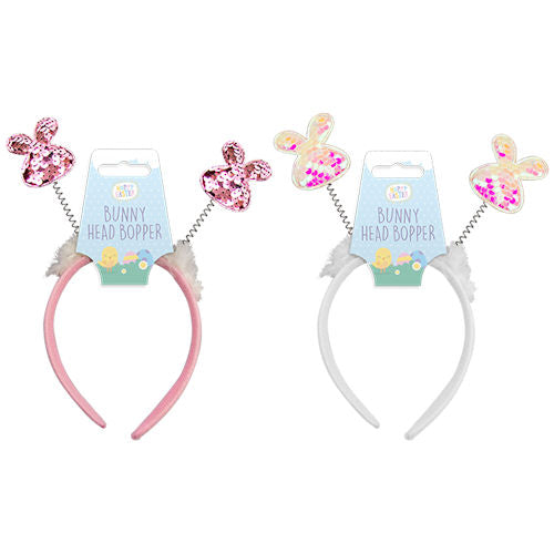 Easter Sequin Bunny Head Boppers - Single Assorted