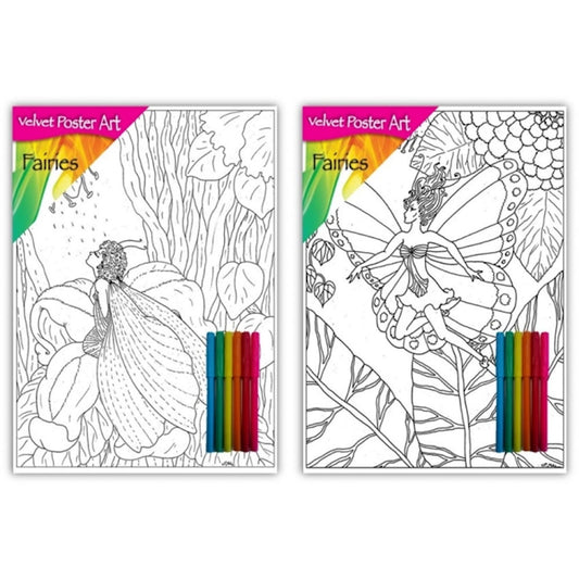 Velvet Poster Art Fairies 2 X2