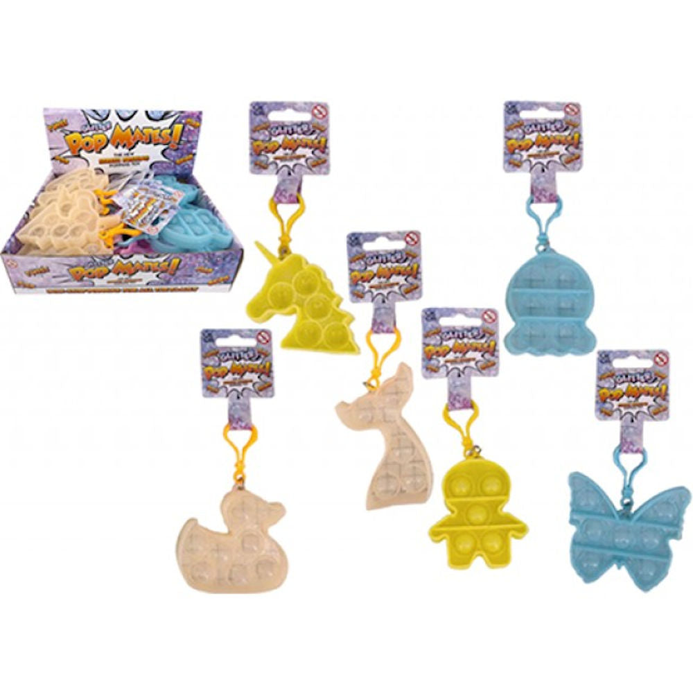 Pop Mates Glitter - Single Assorted Sensory Toy Kids Games