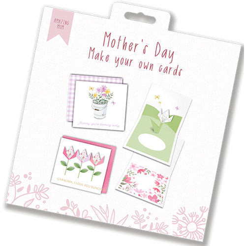 Mother's Day Make Your Own Cards - Craft Kit DIY Greeting Card Making Activity Personalised Design